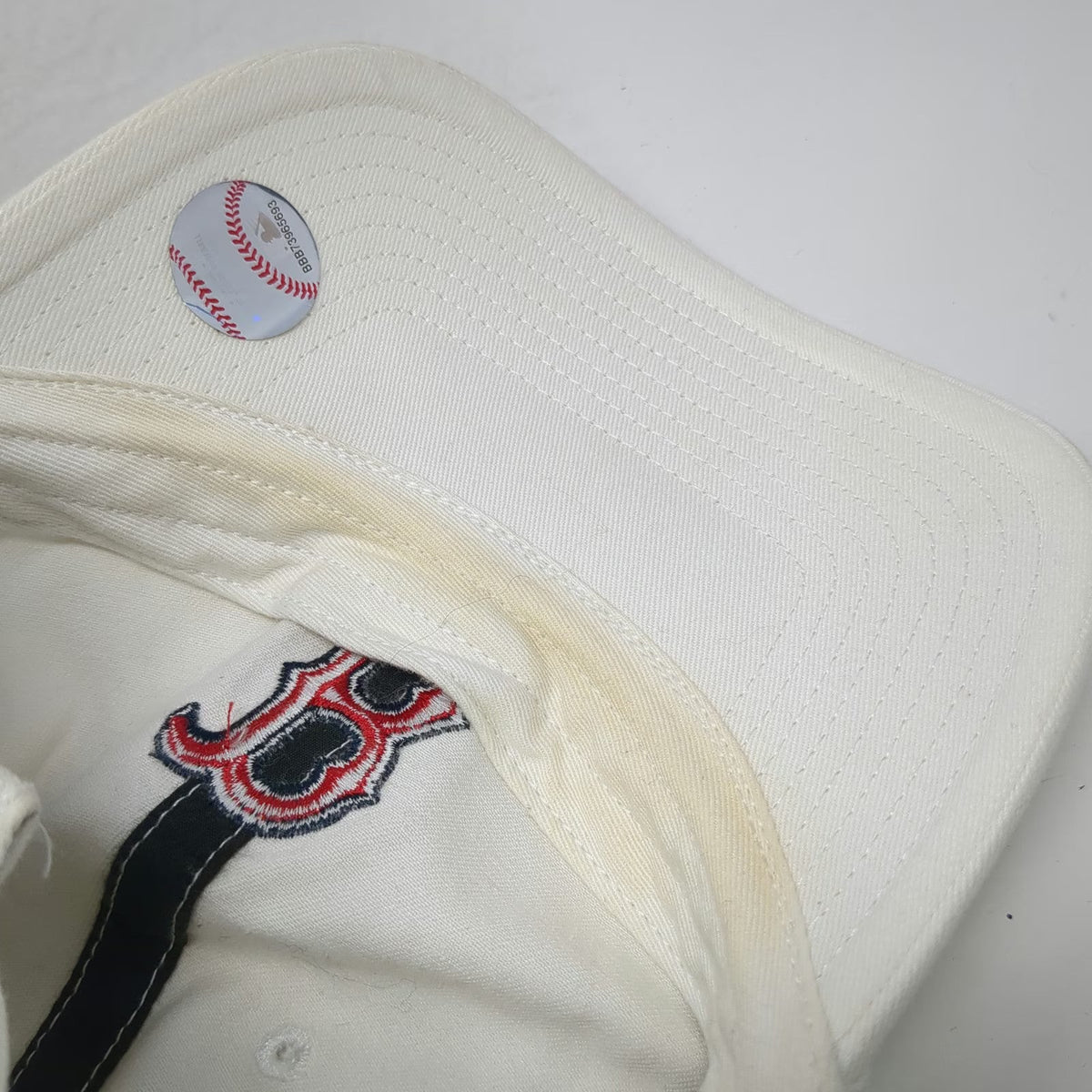 47 MLB Boston Red Sox Baseball Cap White One Size Slideback Fenway Collection