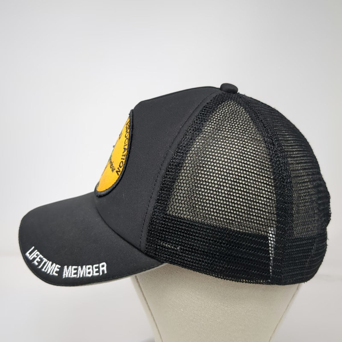 GPAA Gold Prospectors Association of America Hat Black One Size Trucker