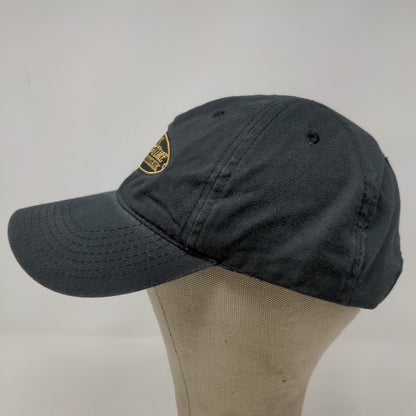 Wheels Through Time Men's Strapback Hat Black Size OSFM Embroidered Logo