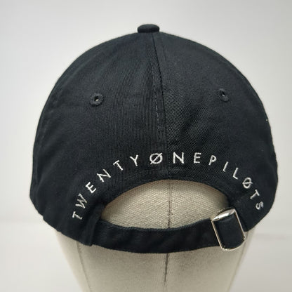 Twenty One Pilots Baseball Cap Black OS Band Logo Embroidered Slideback Hat