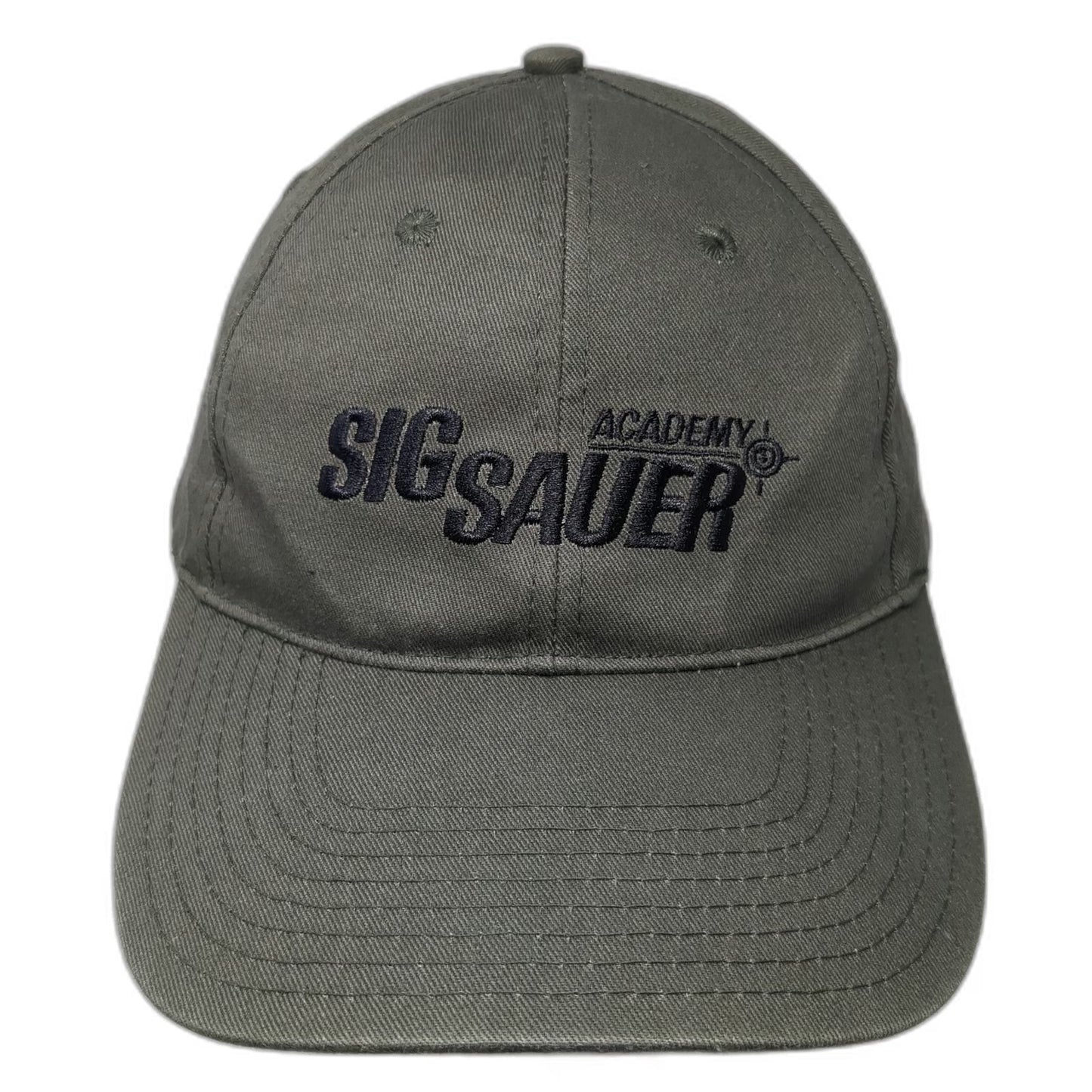 Sig Sauer Academy Baseball Cap Green One Size Strapback Hat Shooting Training