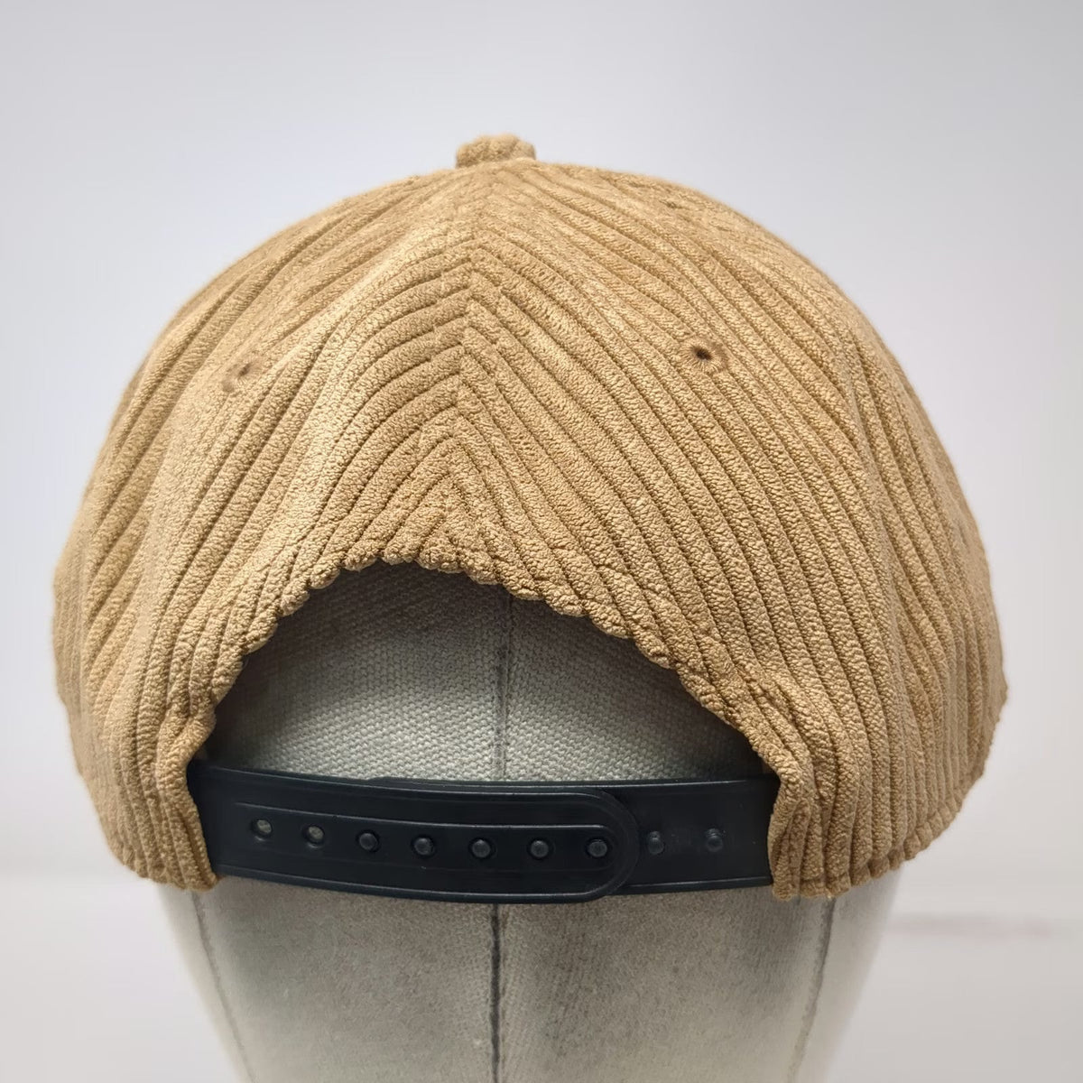 Original Use 5 Panel Brown One Size Hat Corduroy Texture Adjustable Snapback
