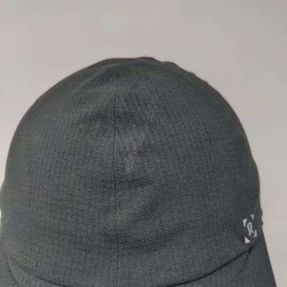 Lululemon Strapback Hat Black One Size Adjustable Lightweight 6 Panel