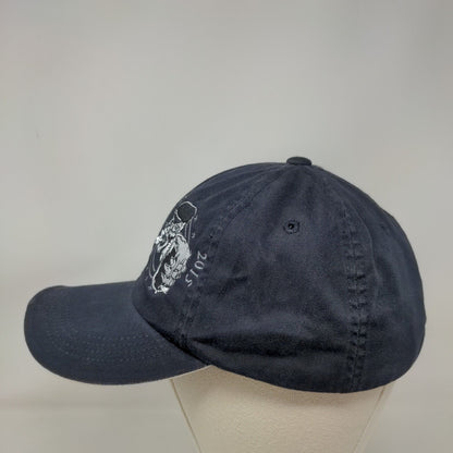 Nationals Skull Strapback Hat Blue One Size Embroidered Port Authority