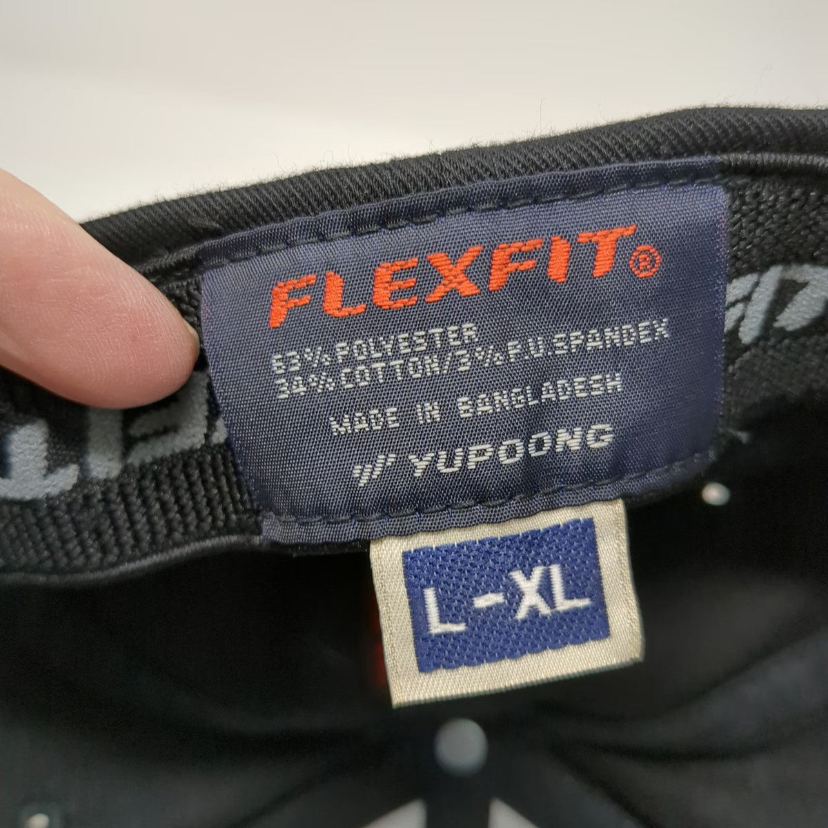 Flexfit F-150 Hat Black XL Baseball Cap Stretch Fitted Structured Silver Logo