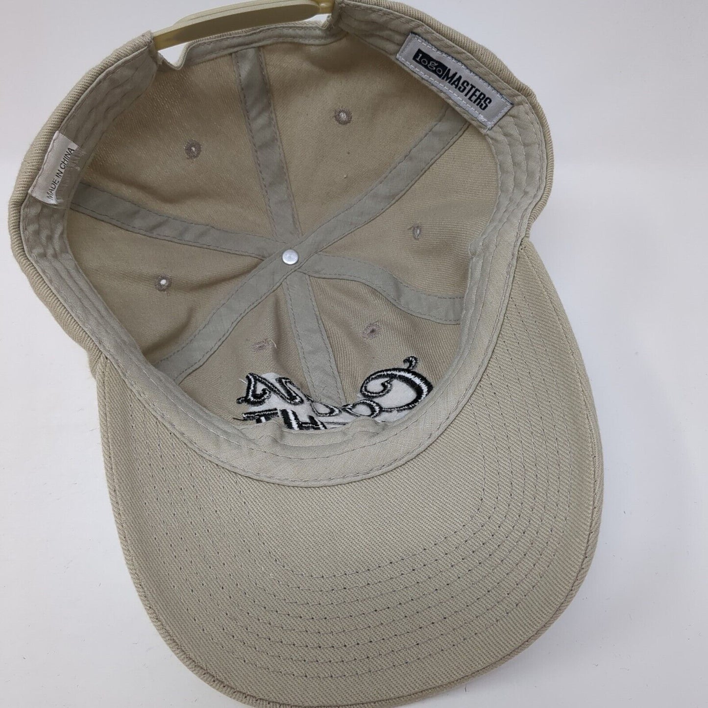 Coors Light Snapback Hat Tan One Size Adjustable Embroidered Logo Masters