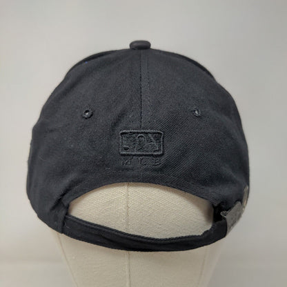 MLB Men's Slideback Hat Black Adjustable Embroidered New York Yankees Logo