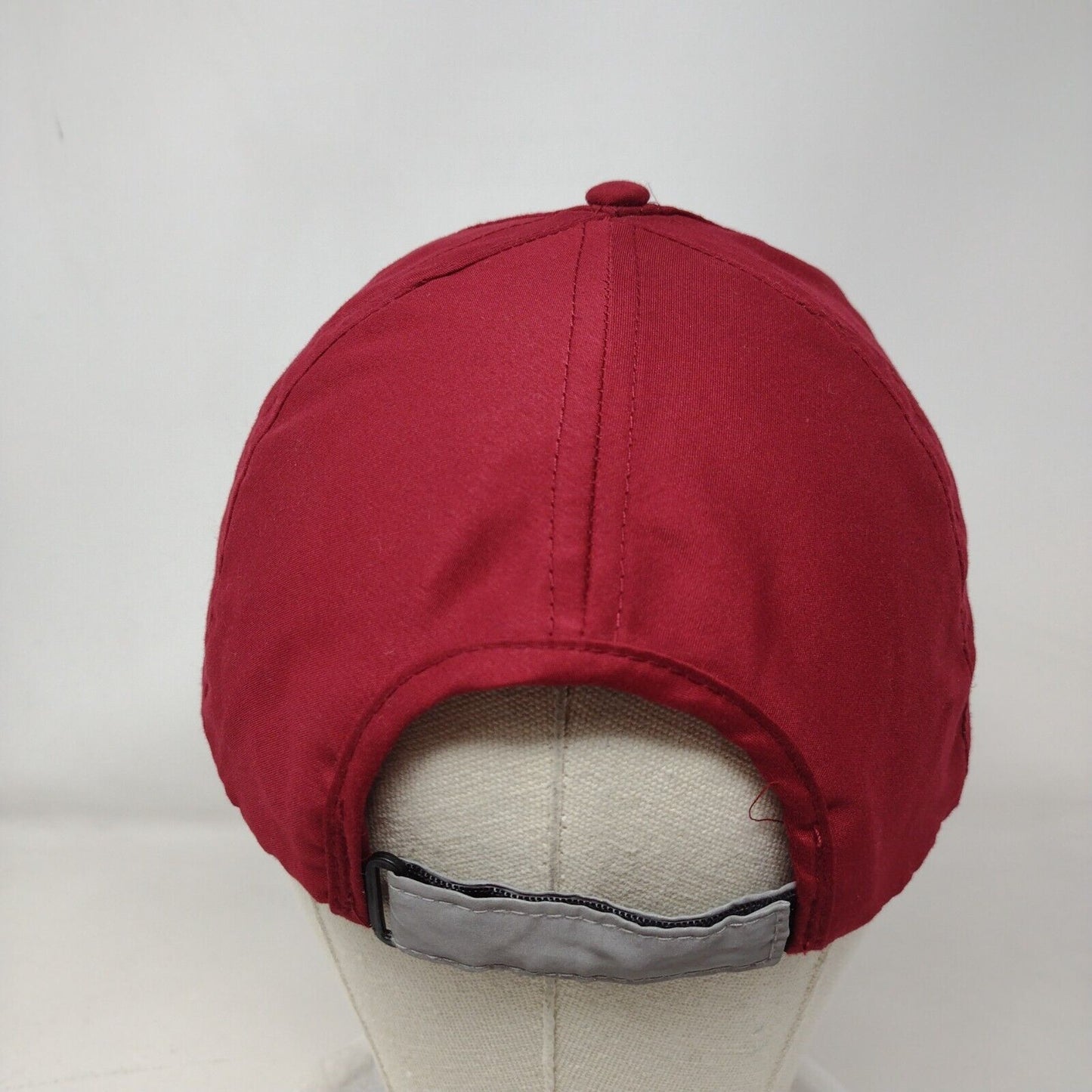 Silverwood Est. 1988 Strapback Hat Red OSFM Adjustable Embroidered Breathable