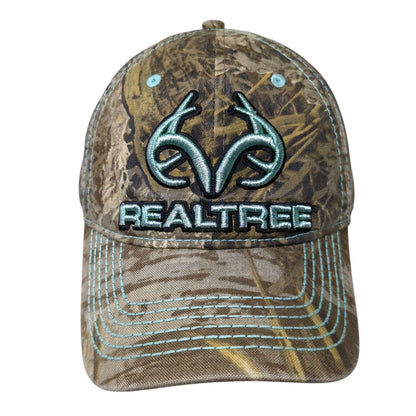 Realtree Strapback Hat Camo One Size Vent Holes Hunting Outdoor Cap