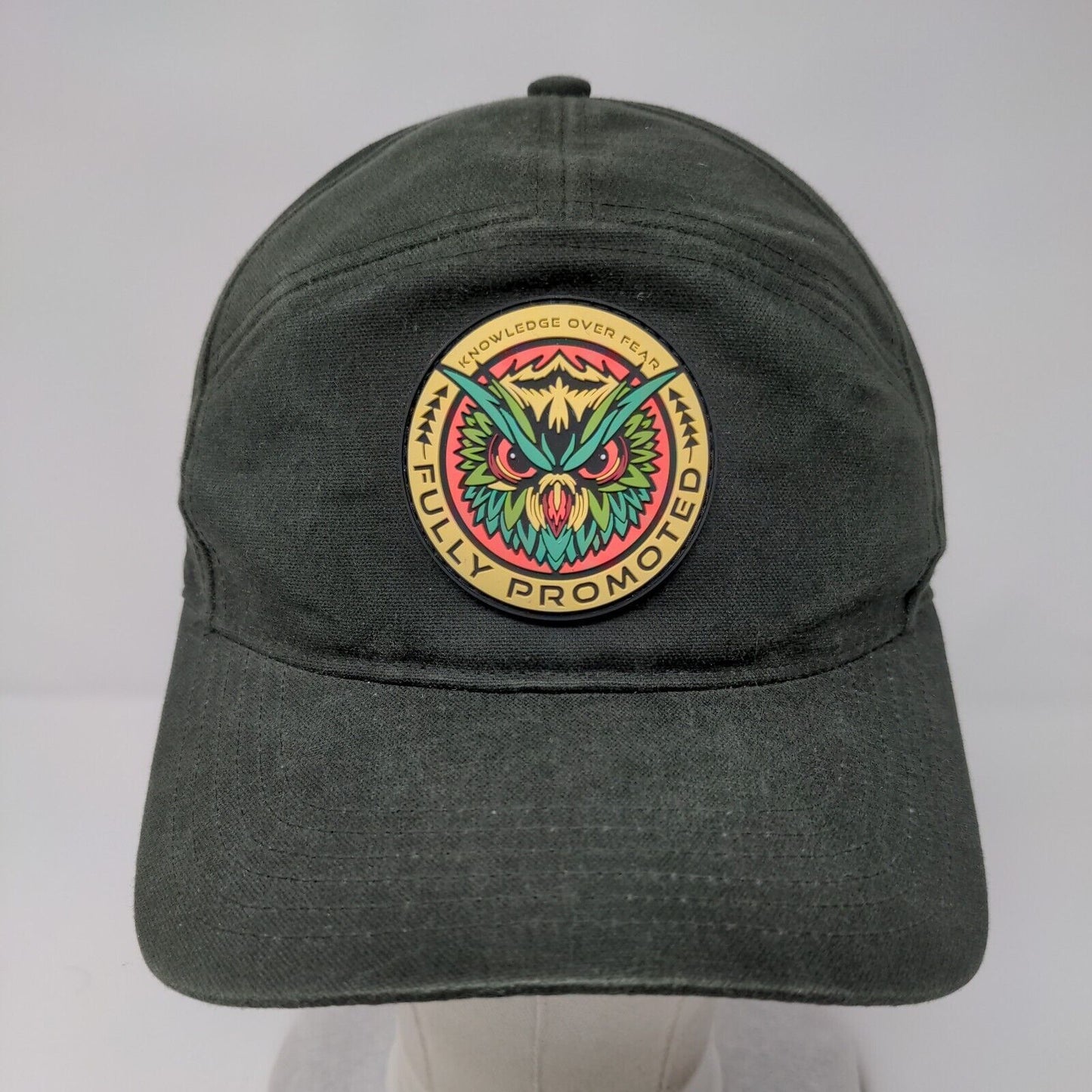 Knowledge Over Fear Fully Promoted Snapback Hat Green OS Adjustable Richardson