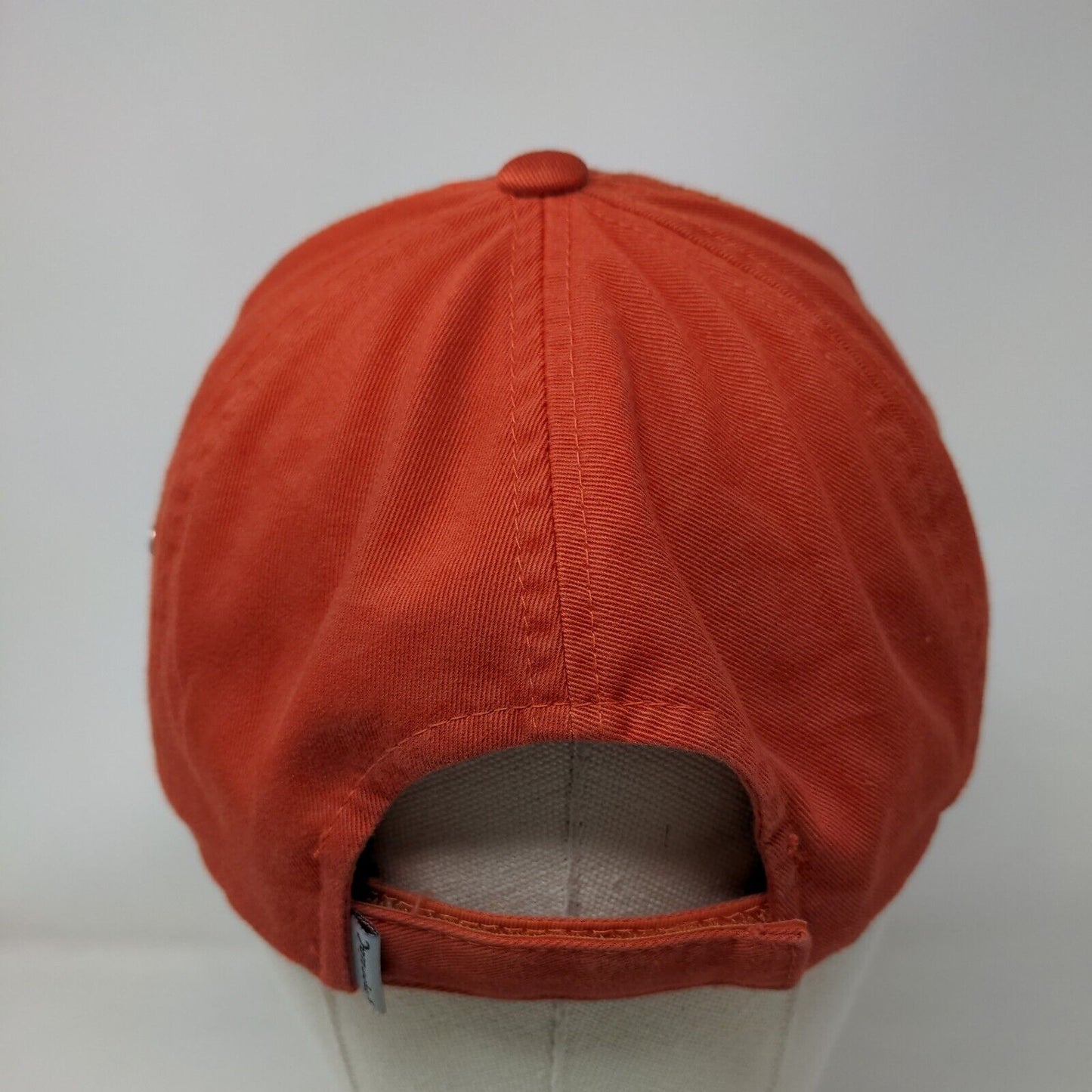 Tapatio Springs Strapback Hat Orange One Size Adjustable Embroidered Imperial