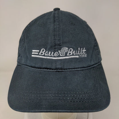 Bauer Built Tire Strapback Hat Blue One Size Embroidered Cap America