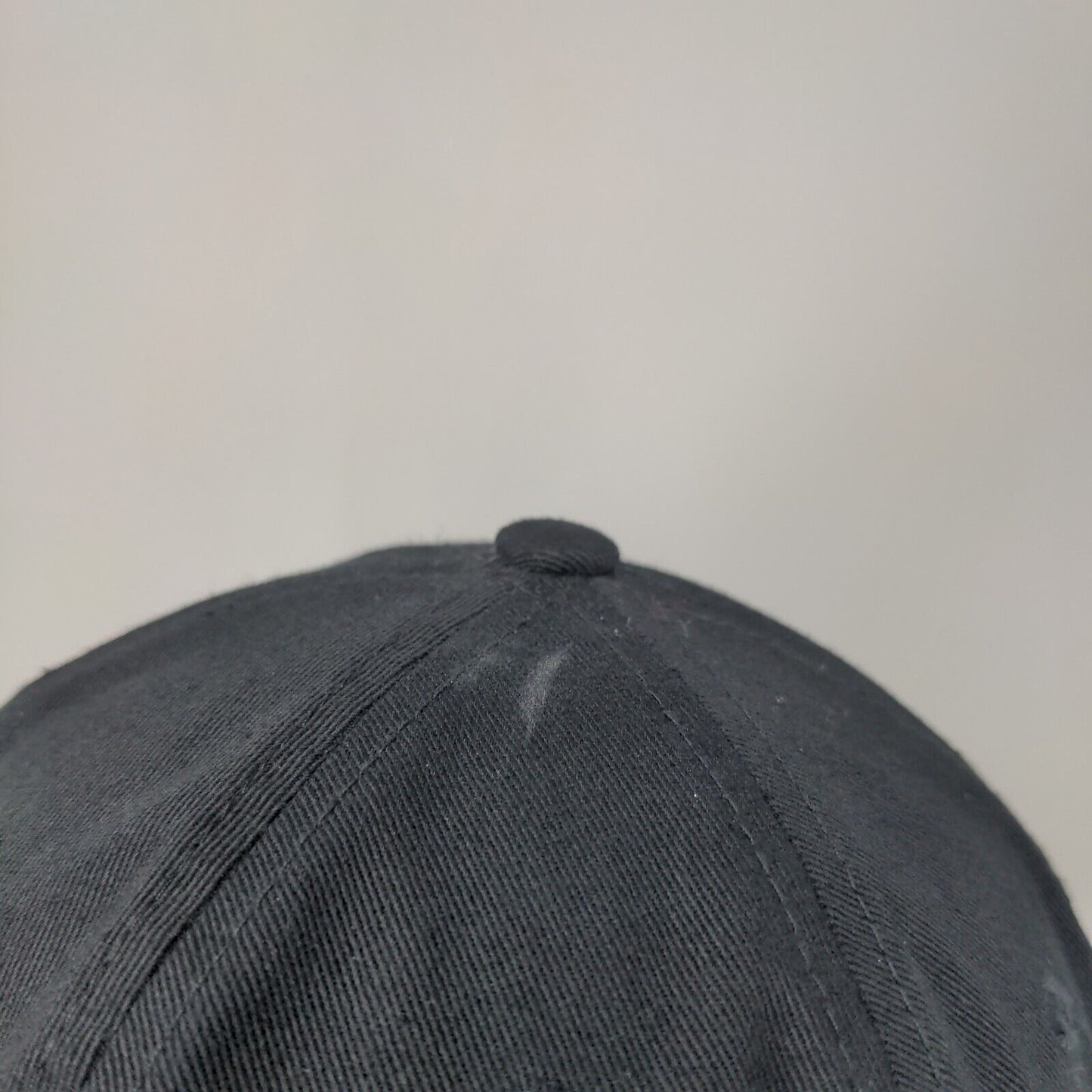 Drip Slideback Hat Black One Size Adjustable Embroidered Top Level Cotton