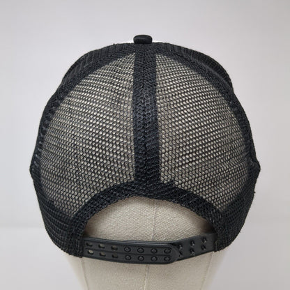 Avoid Hangovers Stay Drunk Snapback Trucker Hat Black One Size Mesh Back