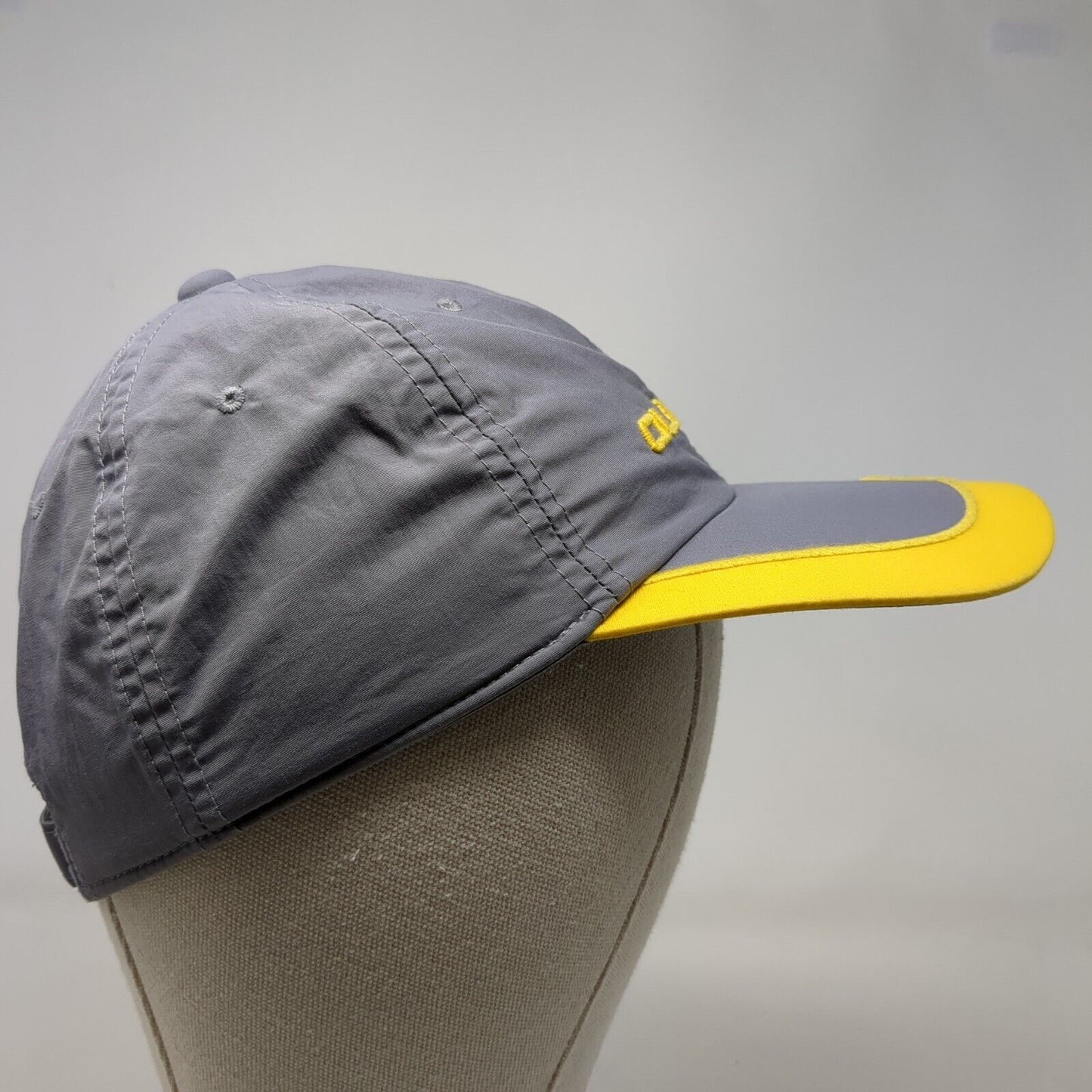 Old Navy Strapback Hat Gray Large Adjustable Embroidered Fleece Lined Nylon
