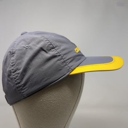 Old Navy Strapback Hat Gray Large Adjustable Embroidered Fleece Lined Nylon