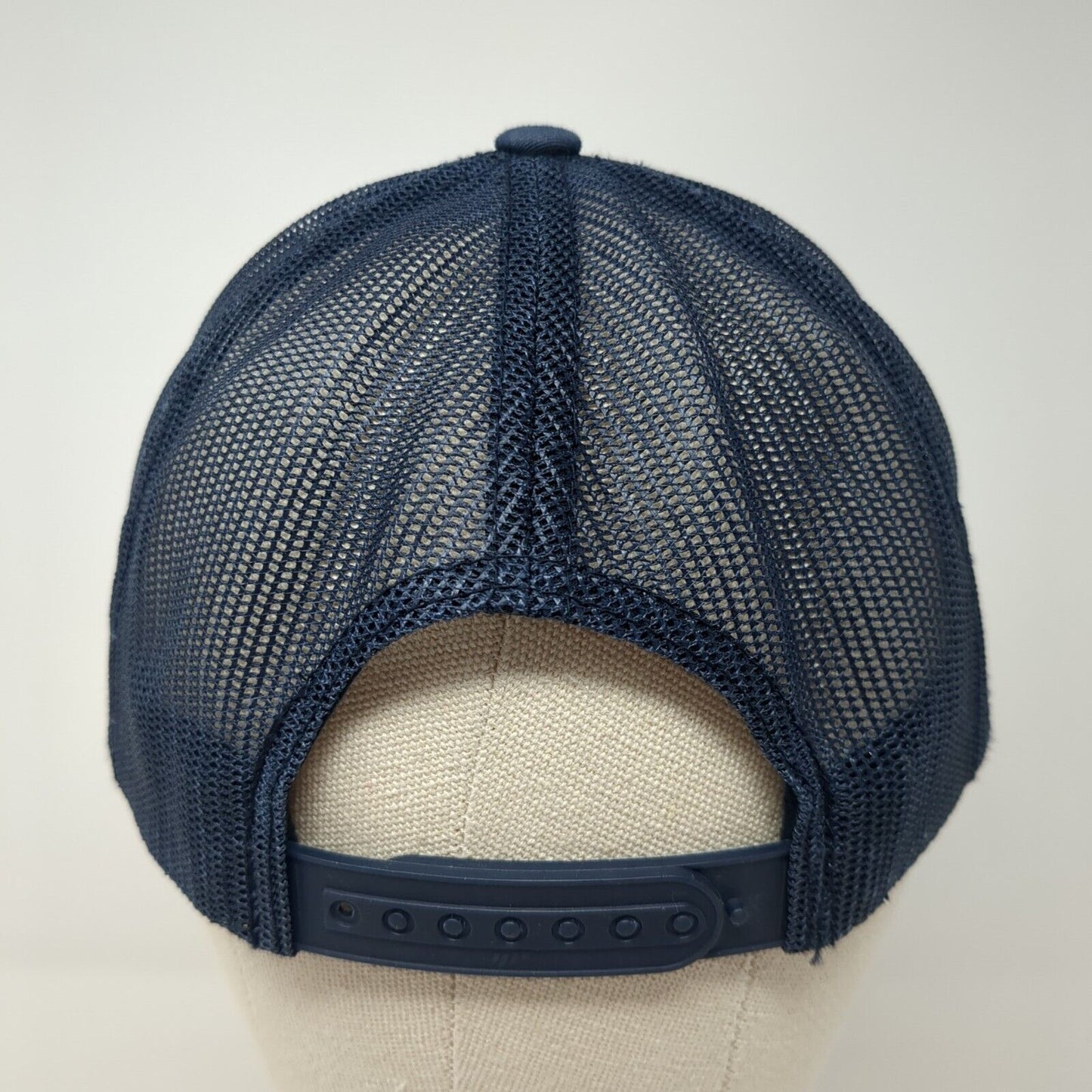 Gem State of Mind Snapback Mesh Back Trucker Hat Blue One Size Yupoong