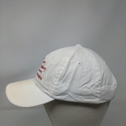 Florida Strawberry Growers Association Slideback Hat Cream Embroidered BIG X