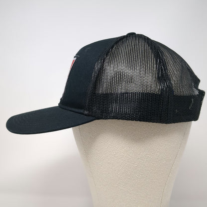 Port Authority Trucker Hat Black One Size Harvey Windows Doors Mesh Snapback