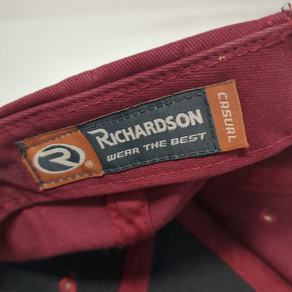 Richardson Baseball Cap Red One Size Idaho Sporting Clays Cotton Strapback Hat
