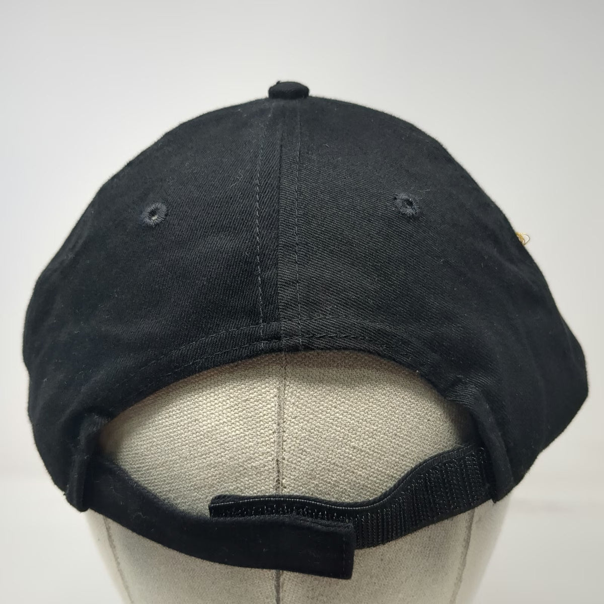 Nissun Baseball Cap Black Sturgis 2003 Flame Embroidery Strapback Hat Vintage