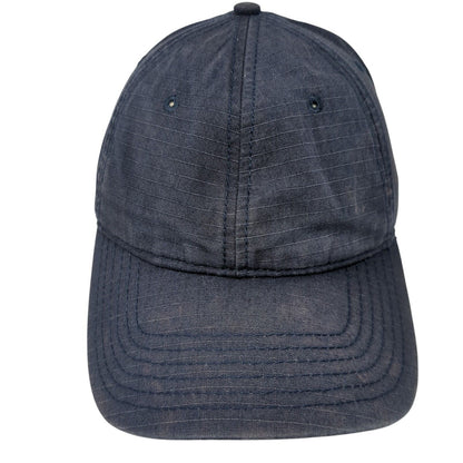 OC Headwear Strapback Hat Blue One Size Adjustable Solid 6 Panel Blank