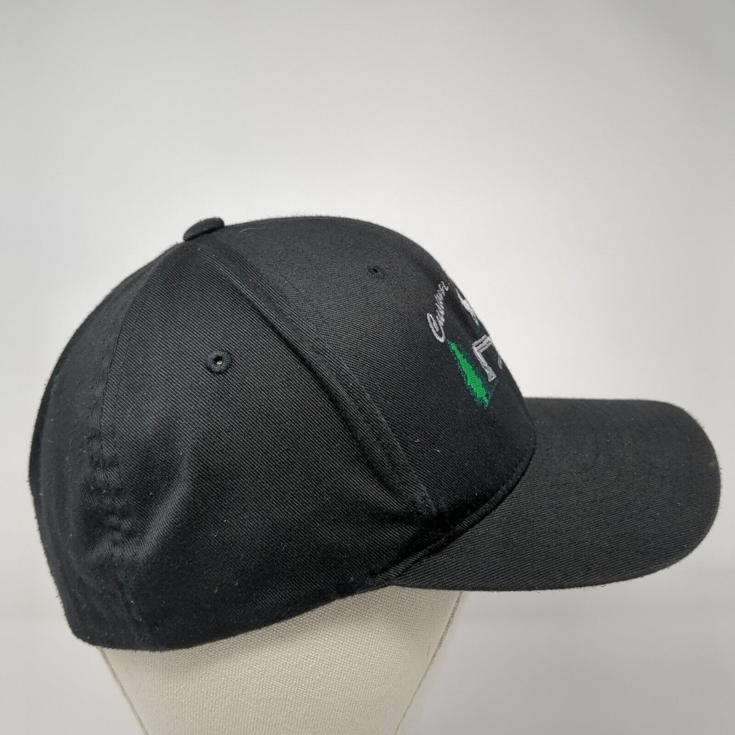 Custom Excavating 25 Years Fitted Hat Black L/XL Flexfit Port Authority