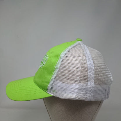 Pensacola Blue Wahoos Strapback Hat Green One Size Embroidered Colorblock