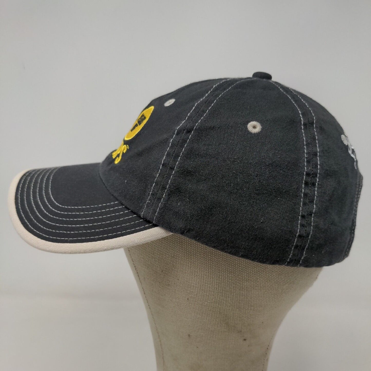 Port Authority Men's Strapback Hat Gray OSFA Embroidered 150 Years Purdue Dining