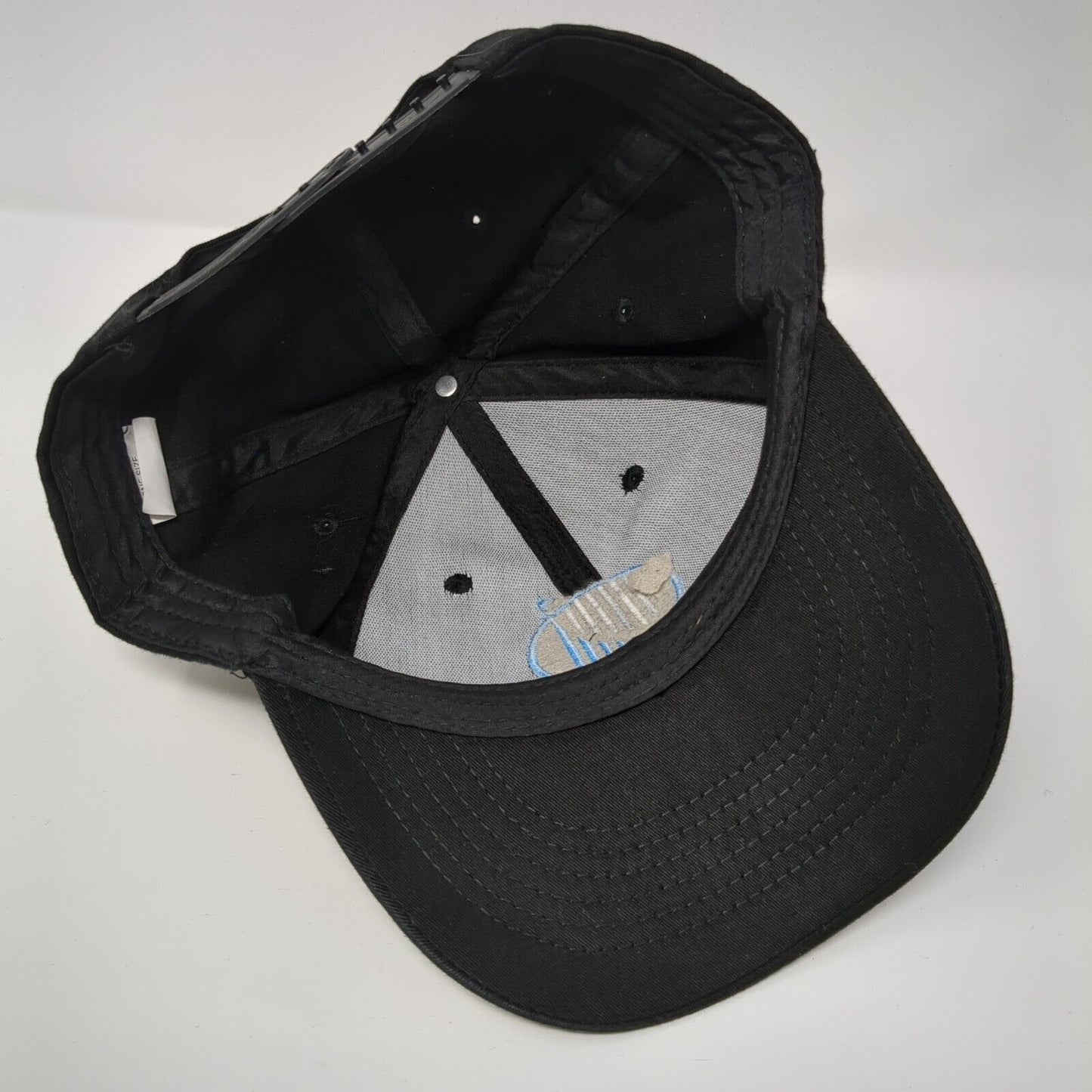 Life Surge Snapback Hat Black One Size Adjustable Embroidered 6 Panel