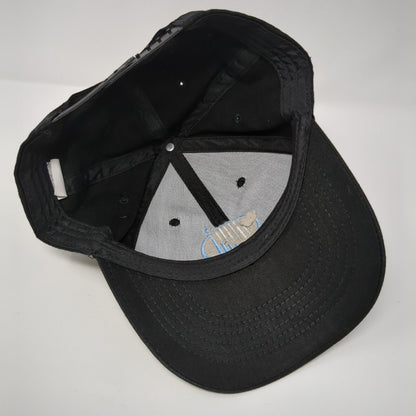 Life Surge Snapback Hat Black One Size Adjustable Embroidered 6 Panel