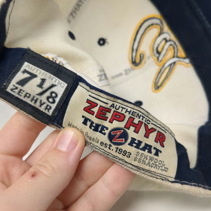 Zephyr California Golden Bears NCAA Beige Baseball Cap 7 1/8 Fitted Wool Hat