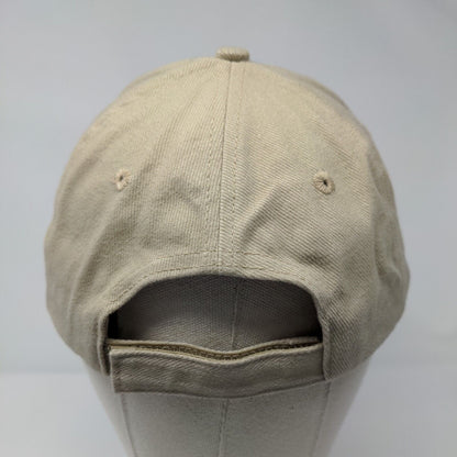 Bahamas Nassau Strapback Hat Tan 58cm Adjustable Embroidered 6 Panel
