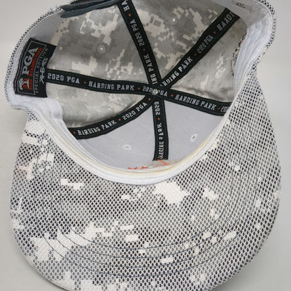 Ahead Baseball Cap Gray One Size 2020 PGA Harding Park Mesh Back Camo Golf Hat