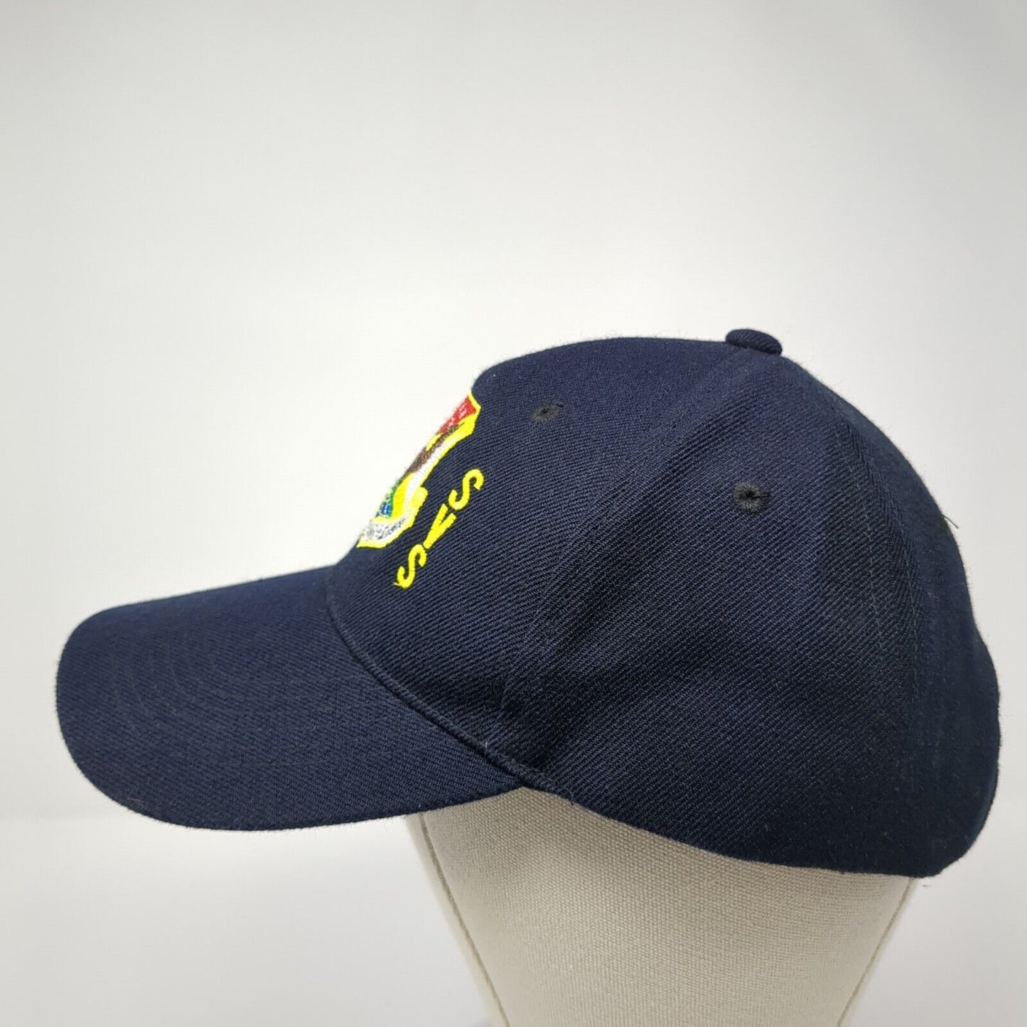 65th Mission Support Group 65th SVS Strapback Hat Blue OS Adjustable Sportsman