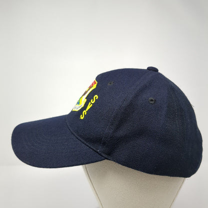 65th Mission Support Group 65th SVS Strapback Hat Blue OS Adjustable Sportsman