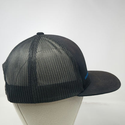 Pacific Headwear Trucker Hat Black One Size Snapback Mesh Camp Ida-Haven Trees