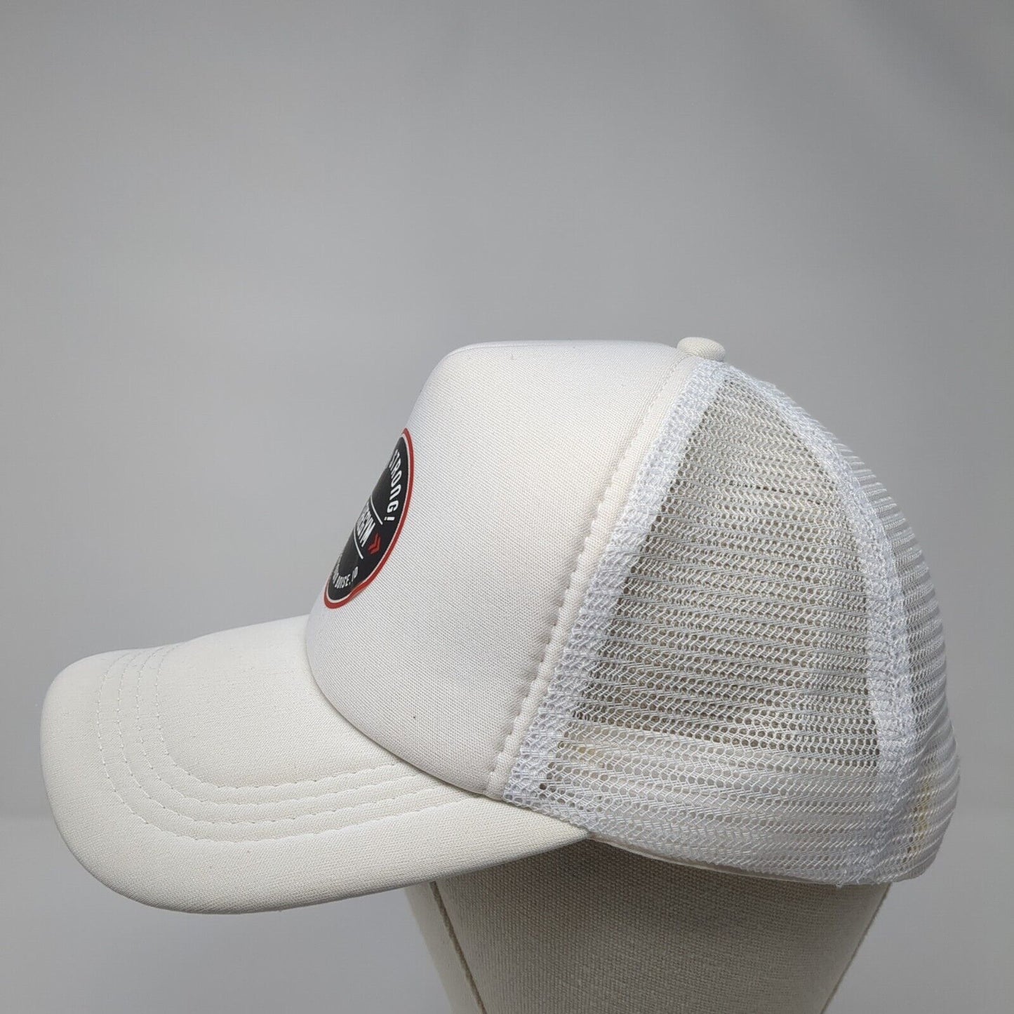 Stay Strong The Gym Snapback Mesh Back Trucker Hat White One Size