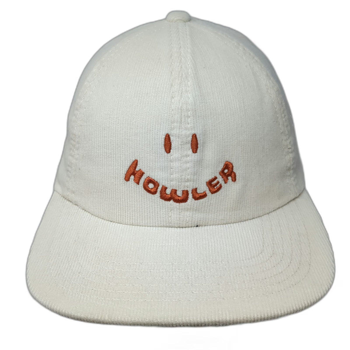 Howler Brothers Baseball Cap Beige One Size Corduroy Slideback Orange Cotton Hat