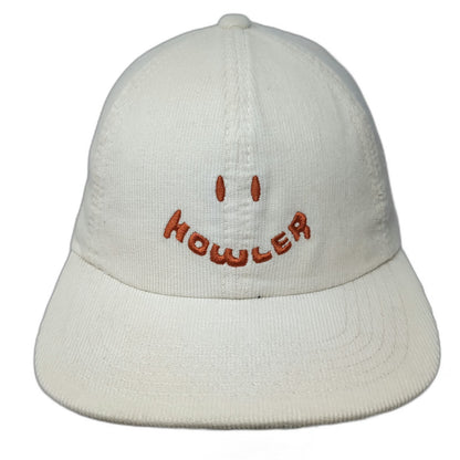 Howler Brothers Baseball Cap Beige One Size Corduroy Slideback Orange Cotton Hat