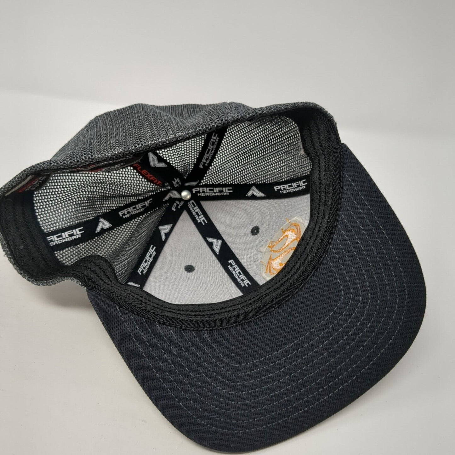 CrossFit Fireside Logo Fitted Trucker Hat Gray 6 7/8-7 3/8 Colorblock