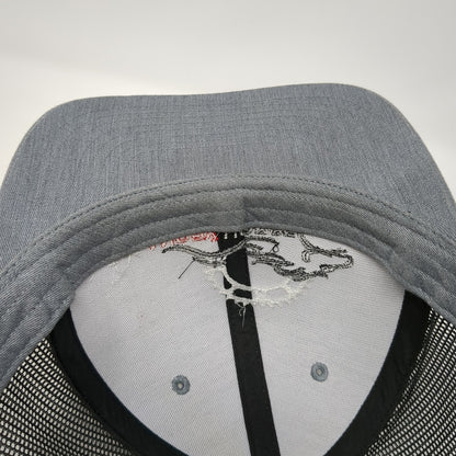 Whiskey Bent Hat Co. Snapback Trucker Hat Gray One Size Mesh Back