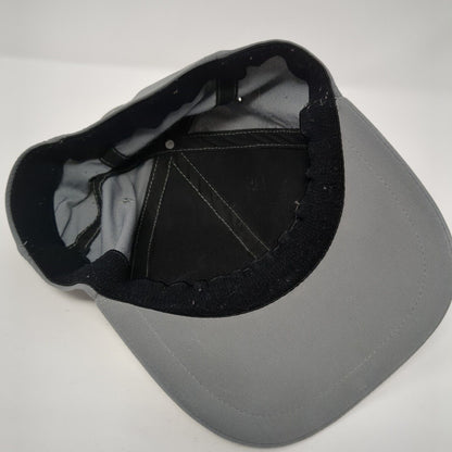 Russell Fitted Hat Gray Size L/XL Lightweight Vented Holes 6 Panel Blank