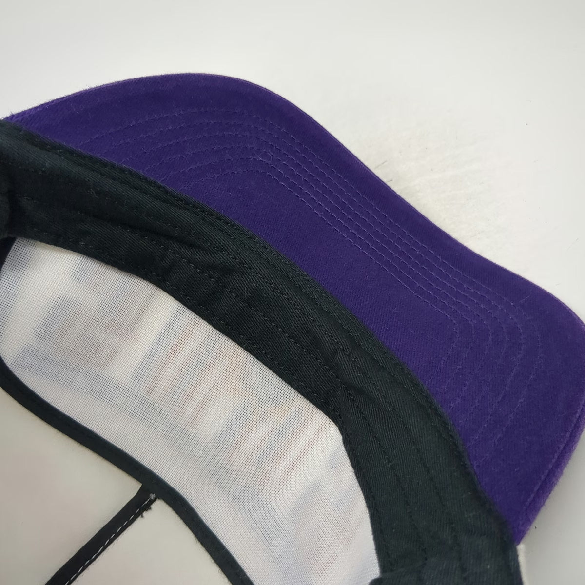 '47 Phoenix Suns NBA Snapback Hat White Purple One Size Structured Flat Brim