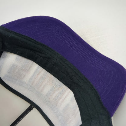 '47 Phoenix Suns NBA Snapback Hat White Purple One Size Structured Flat Brim