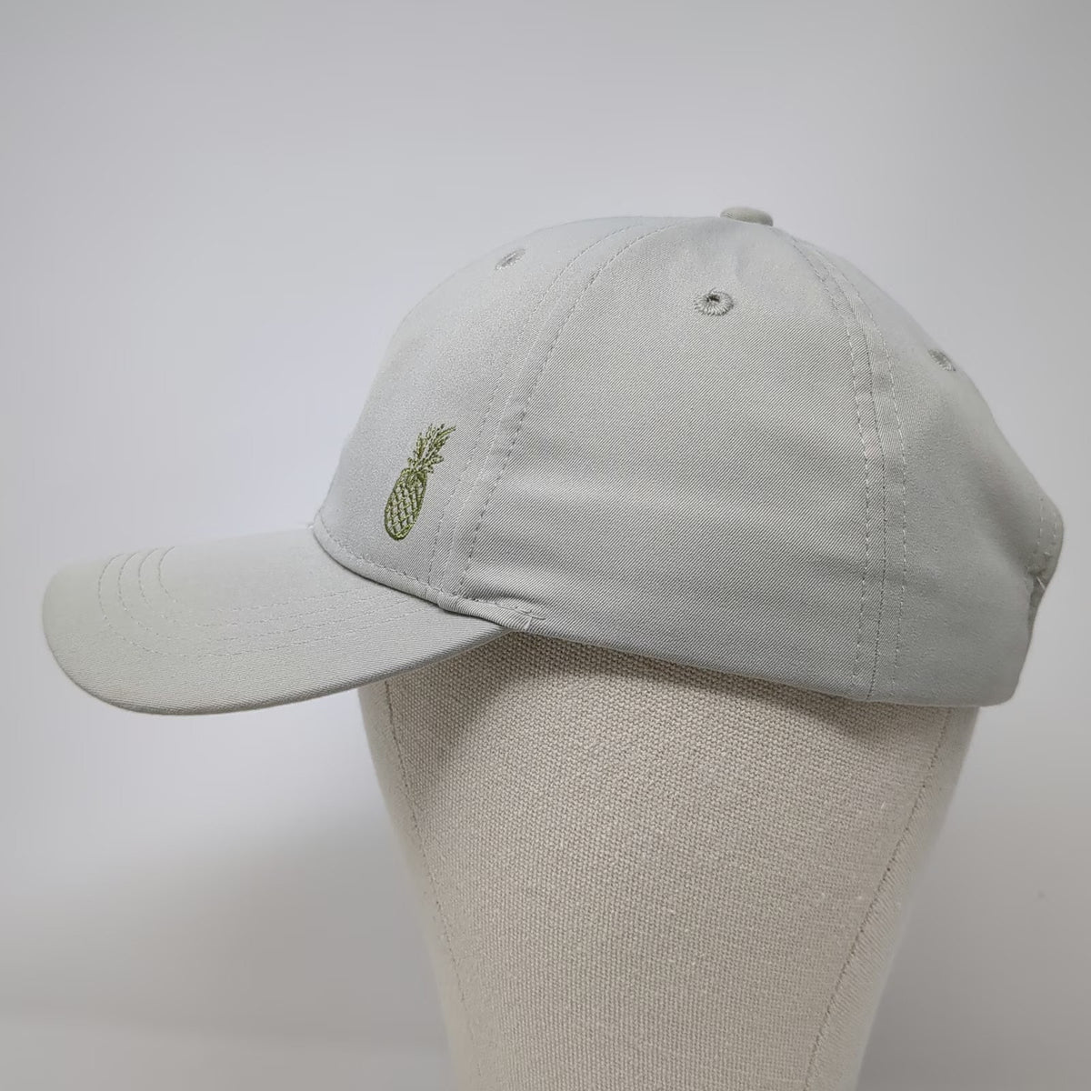 Tommy Bahama Baseball Cap Gray One Size Pineapple Baja Margarita Embroidered Hat