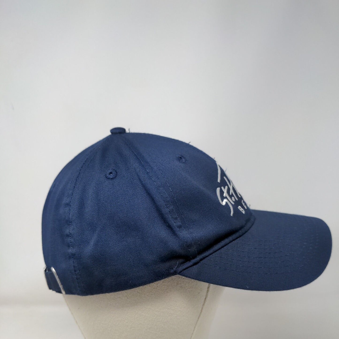 St. Helens Beef Slideback Hat Blue One Size Embroidered Port Authority