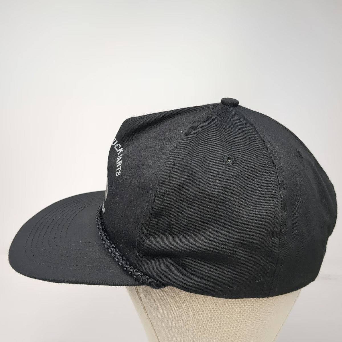 Black One Size 5 Panel Snapback Hat Lake City Truck Parts Ontario Oregon Rope