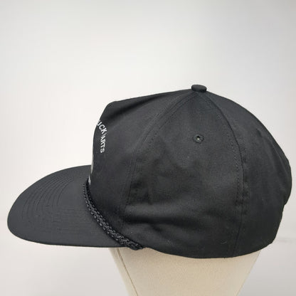 Black One Size 5 Panel Snapback Hat Lake City Truck Parts Ontario Oregon Rope