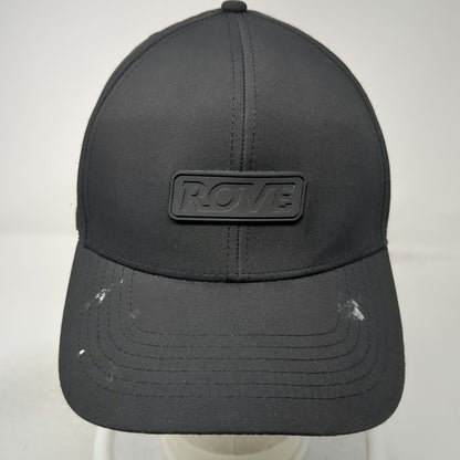 Truwear Snapback Black One Size ROVE Rubber Patch Laser Cut Performance Hat